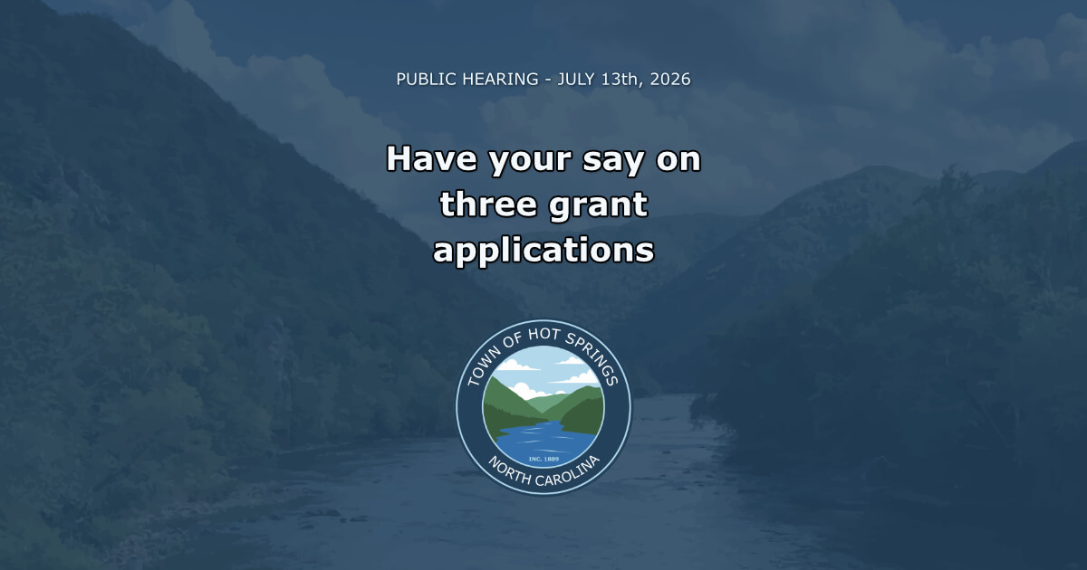 Have Your Say on July 13: Public Hearings on Three Grant Applications